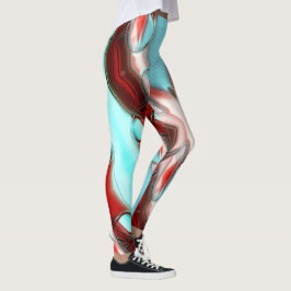 Briefmarke der Kristalllinien über die sandige Ber Leggings