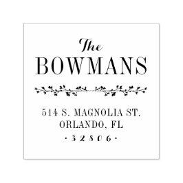 Briefmarke der Monogram-Adresse Permastempel