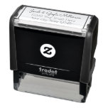 Briefmarke der personalisierten R&#252;cksendeadresse Permastempel