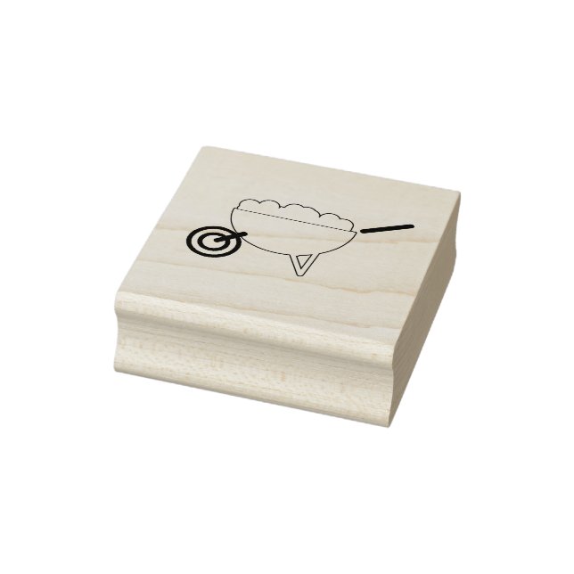 Briefmarke der Radbarren Gummistempel (Stempel)