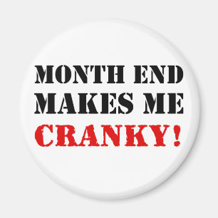 Briefmarke der Rechnungslegung und der Finanzmonat Magnet