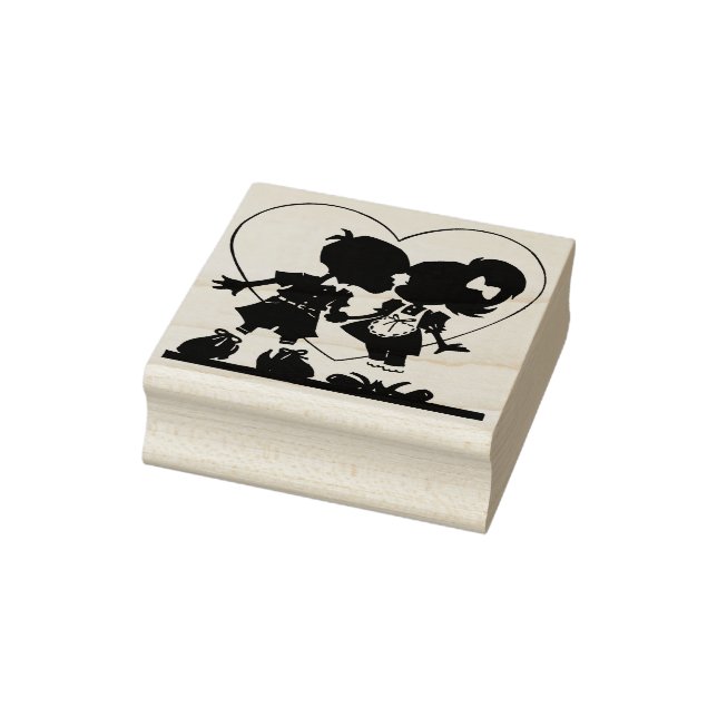 Briefmarke der Romantik Gummistempel (Stempel)