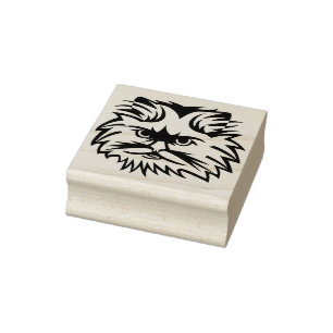 Briefmarke der Schnurrkatzenkunst Gummistempel