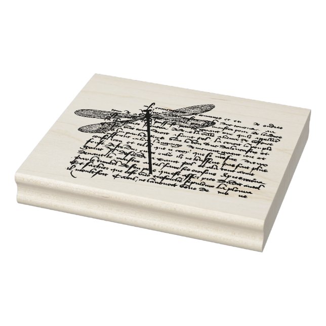 Briefmarke der Vintagen Holzkunst Gummistempel (Stempel)