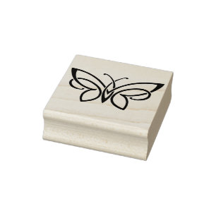 Briefmarke der Zierschmetterlingskunst Gummistempel
