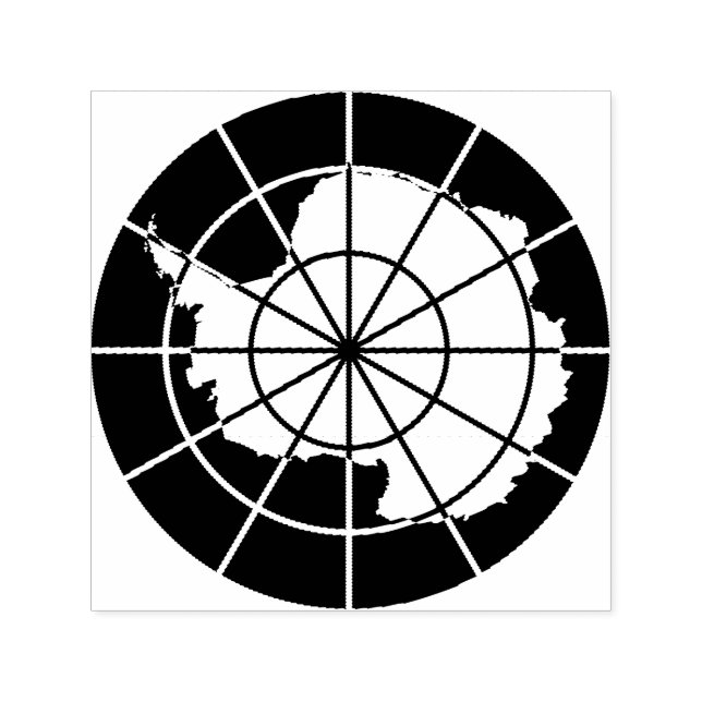 Briefmarke des antarktischen Vertragssystems aus s Permastempel (Design)