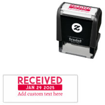 Briefmarke des benutzerdefinierten Datums