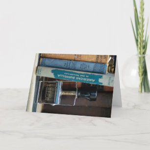 Briefmarke des Bibliotheksdatums Karte