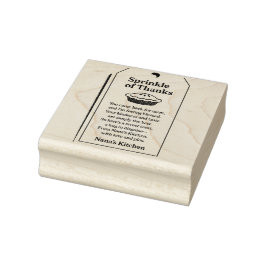 Briefmarke des Dankes Gummistempel