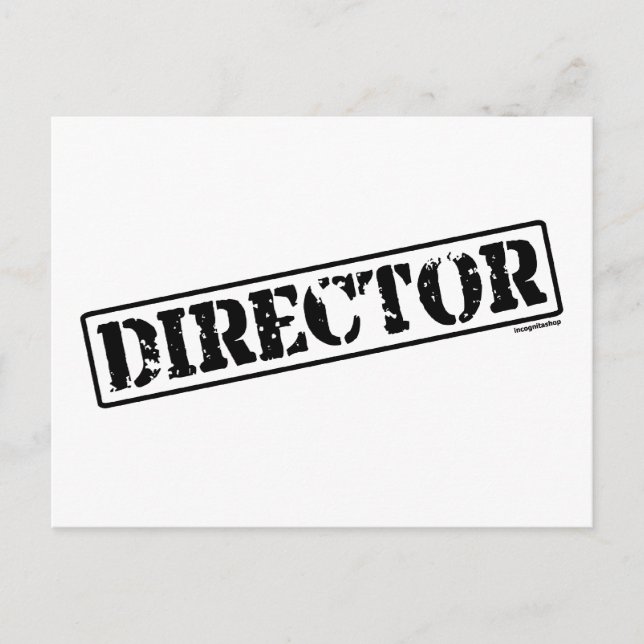 Briefmarke des Direktors Postkarte (Vorderseite)