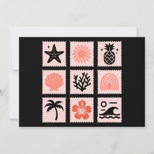 Briefmarke Einladung