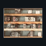 Briefmarke für antike Druckblöcke Postkarte<br><div class="desc">durch Somatosis</div>