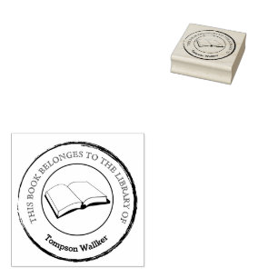 Briefmarke für benutzerdefinierte Bibliotheksbüche Gummistempel