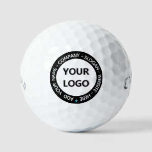 Briefmarke für benutzerdefinierte Logos und Textfö Golfball