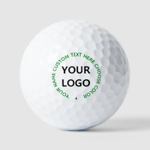 Briefmarke für benutzerdefinierte Logos und Textgo Golfball