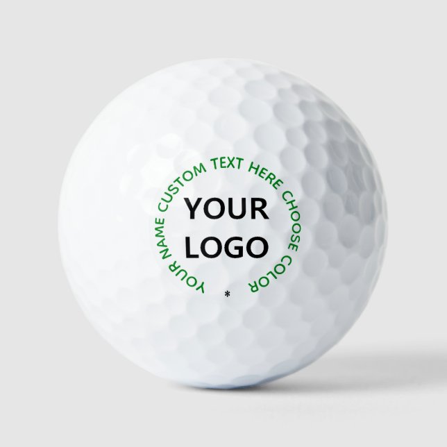 Briefmarke für benutzerdefinierte Logos und Textgo Golfball (Vorderseite)
