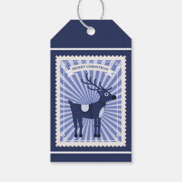 Briefmarke für benutzerdefiniertes Retro-Papier mi Geschenkanhänger