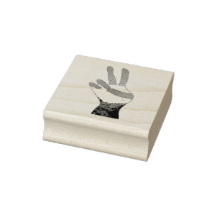 Briefmarke für die Friedenssignatur Gummistempel