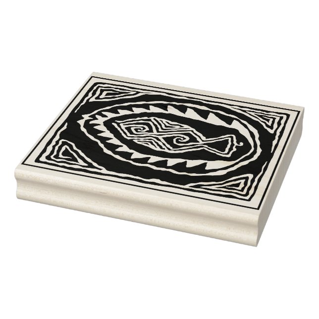 Briefmarke für die Gestaltung von Naturfischen Gummistempel (Stempel)