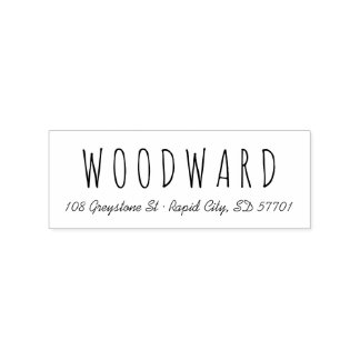 Briefmarke für einfache Handschriftenschrift-Rücks Gummistempel