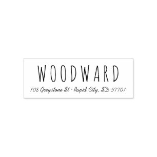 Briefmarke für einfache Handschriftenschrift-Rücks Permastempel