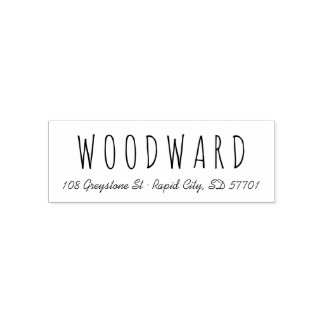 Briefmarke für einfache Handschriftenschrift-Rücks Permastempel