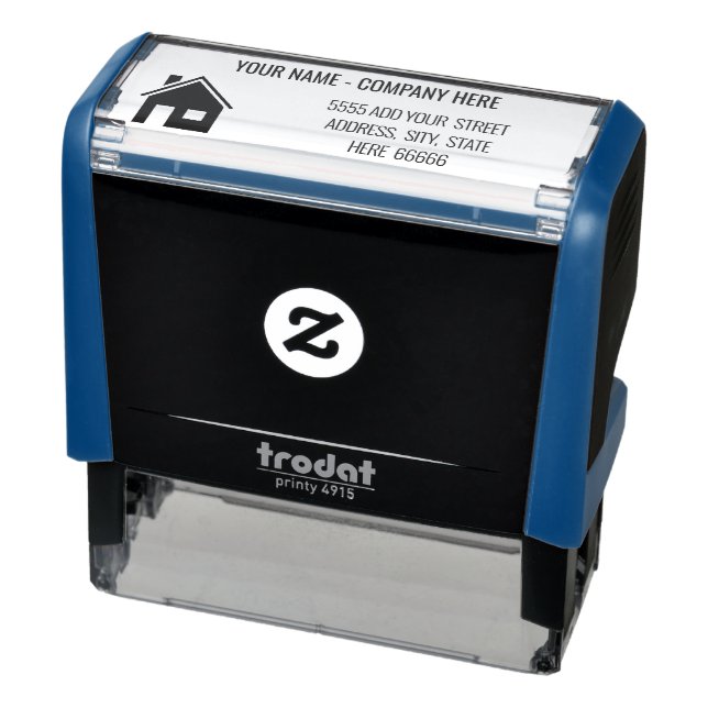 Briefmarke für einfache Personalisierte Namensadre Permastempel (Produkt)