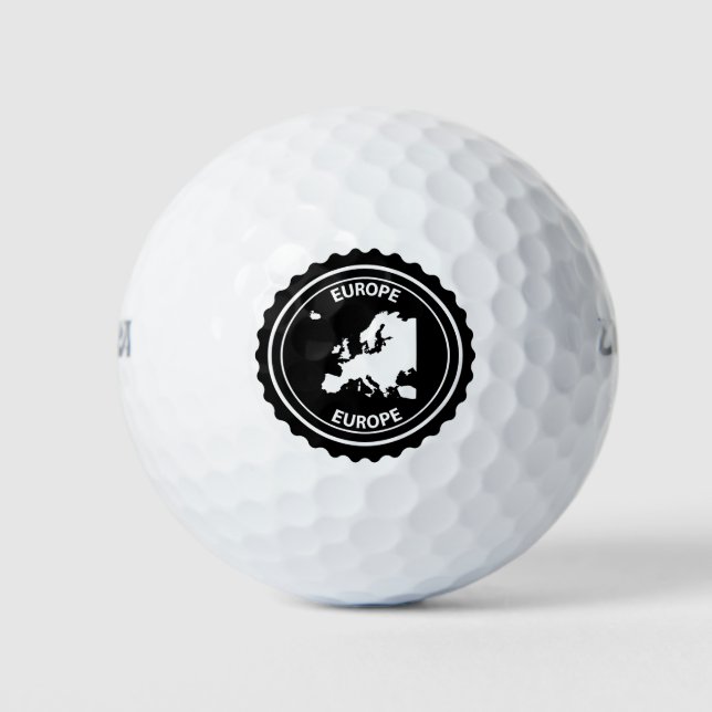 Briefmarke für Europa Golfball (Vorderseite)