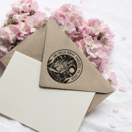 Briefmarke für Fairytail Hochzeit im Schloss Gummistempel