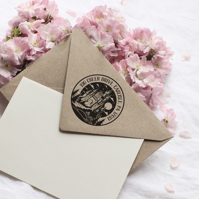 Briefmarke für Fairytail Hochzeit im Schloss Gummistempel (Von Creator hochgeladen)