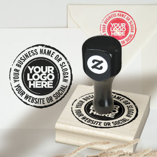Briefmarke für Ihr Firmenlogo Gummistempel