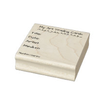 Briefmarke für Informationen auf Kunsthandels-Kart