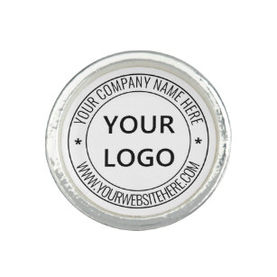 Briefmarke für kundenspezifische Firmenlogos - Per Ring