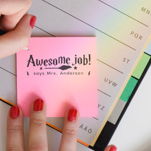 Briefmarke für Lehrer im Klassenzimmer Selbstbewus Permastempel