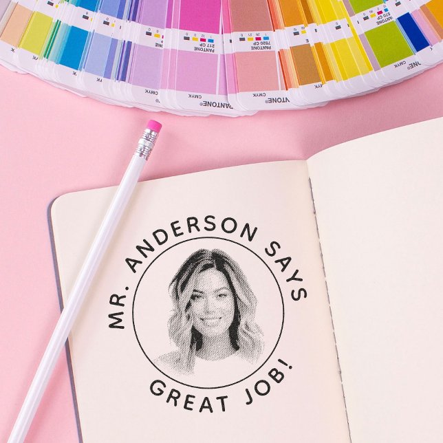 Briefmarke für personalisierte Lehrer mit Briefmar Gummistempel (Von Creator hochgeladen)