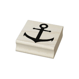 Briefmarke für Schiffsanker Gummistempel