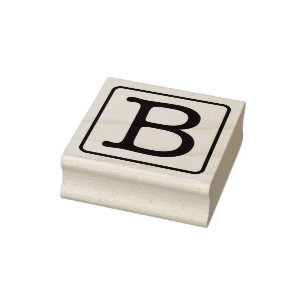 Briefmarke für Schreibmaschine Letter B Gummi Gummistempel