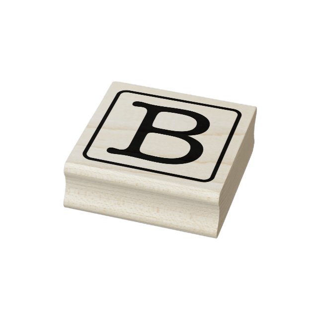 Briefmarke für Schreibmaschine Letter B Gummi Gummistempel (Stempel)