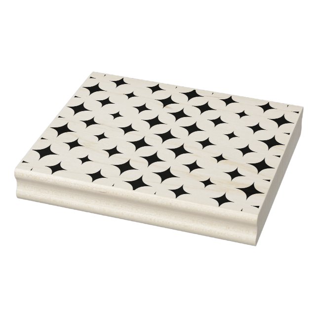 Briefmarke geometrischer Sterne Gummistempel (Stempel)