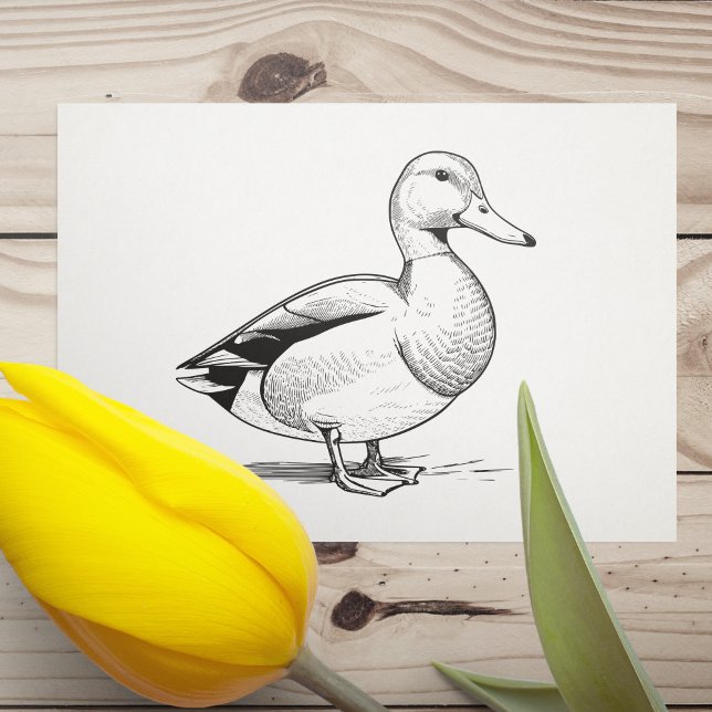 Briefmarke Gummistempel (Duck Rubber Stamp)