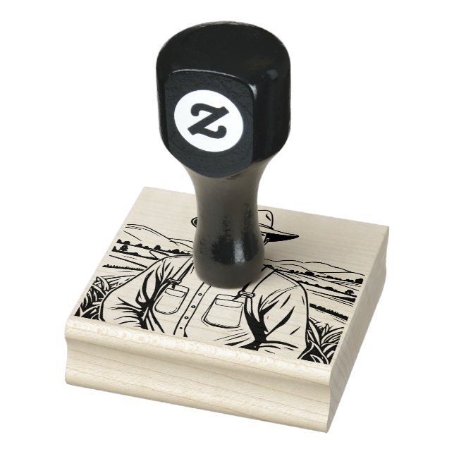 Briefmarke Gummistempel (Stempel)