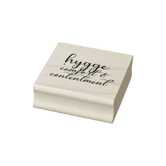 Briefmarke "Hygge" Gummistempel (Stempel)
