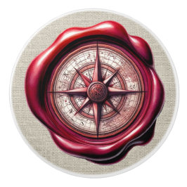 Briefmarke Image Beach Drawer Knobs Keramikknauf
