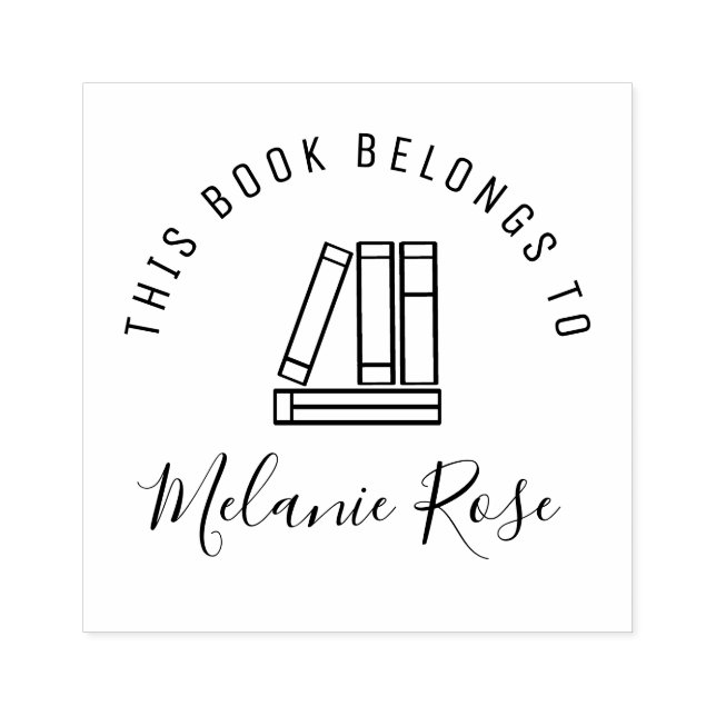 Briefmarke in handgeschriebenen Büchern Gummistempel (Prägung)