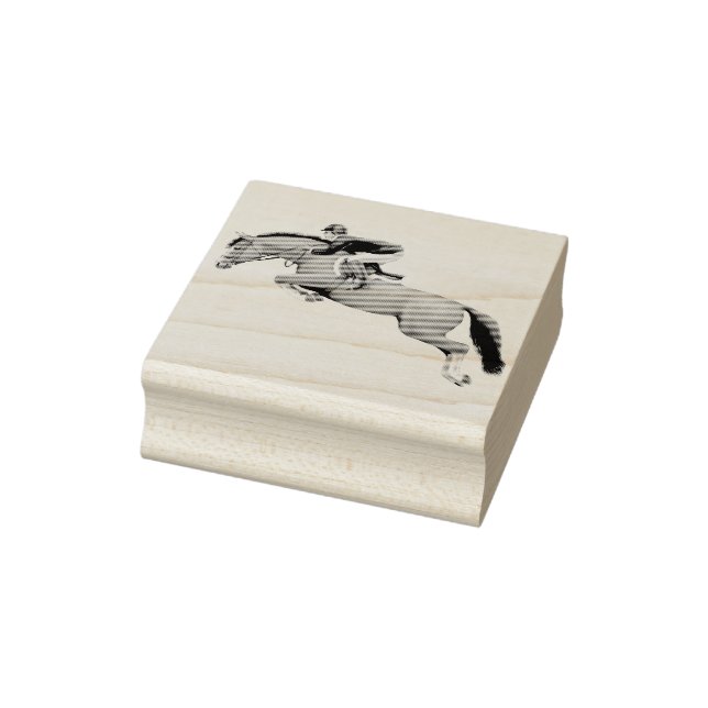 Briefmarke "Jumping Horse Rubber" anzeigen Gummistempel (Stempel)