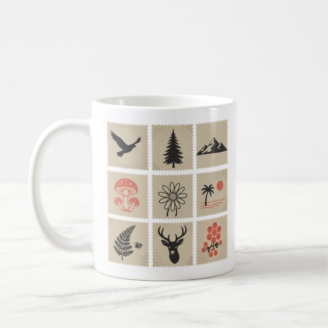 Briefmarke Kaffeetasse (Links)