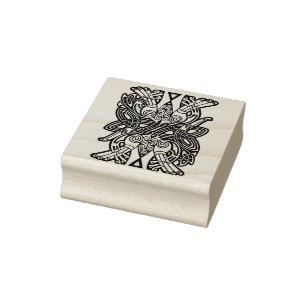 Briefmarke keltischer Tiere Gummistempel