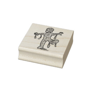 Briefmarke Kid mummy Illustration Gummistempel