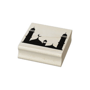 Briefmarke Masjid Gummistempel