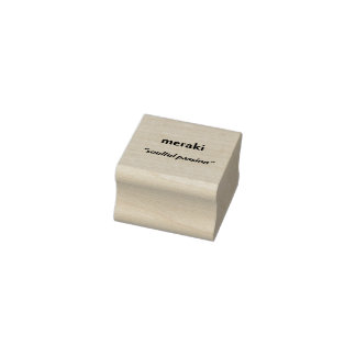 Briefmarke "Meraki" Gummistempel